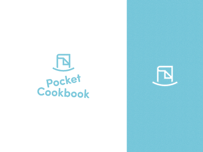 Pocket Cookbook - Logo book brand brand identity branding design identity kitchen logo logomark logotype mark pocket recipe texture
