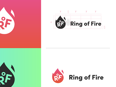 Ring of Fire - Logo Construction brand branding concept design digital graphic design logo ui ux vector
