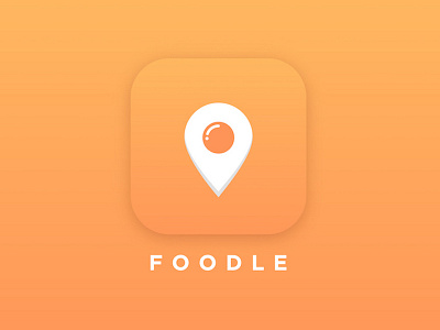 Foodle - Icon design app application conceptapp foodle socialeating ui ux