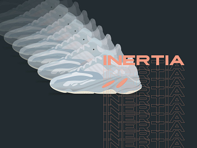 Yeezy Boost 700 - Inertia application brand concept design digital icon illustration inertia shoes sneakers typography vector web yeezus yeezy 700 yeezy boost yeezyseason