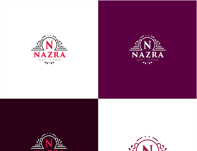 NAZRA Logo branding design logo