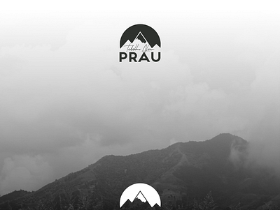 PRAU Logo branding design logo minimal tour travel