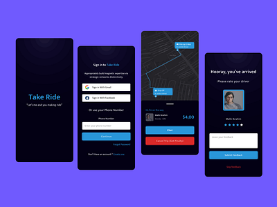 Take Ride app cab car design dribbble explor exploration taxi ui uiux