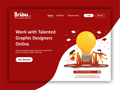 Landing Page Sribu.com