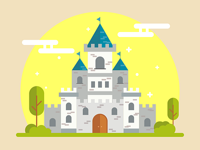 Castle Flat Design