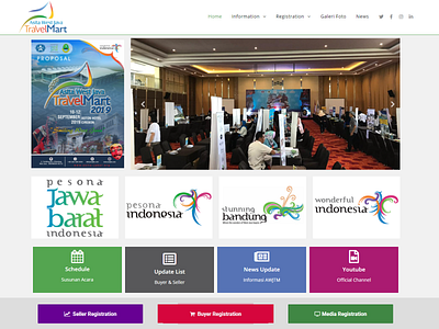 Asita West Java Travel Mart travel wordpress design