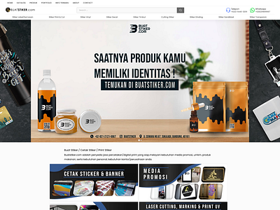 Buat Stiker Bandung company profile wordpress wordpress design