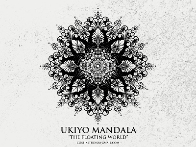 Ukiyo Mandala design graphicdesign illustration mandala mandala art mandala design mandalaart mandalaillustration mandalas