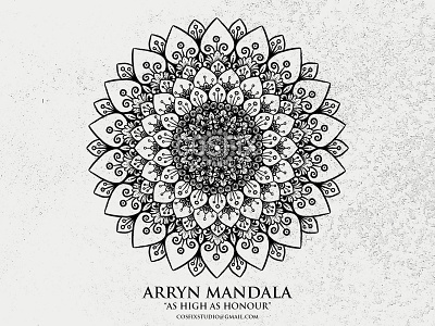 Arryn Mandala design graphicdesign illustration mandala mandala art mandala design mandalaart mandalaillustration mandalas