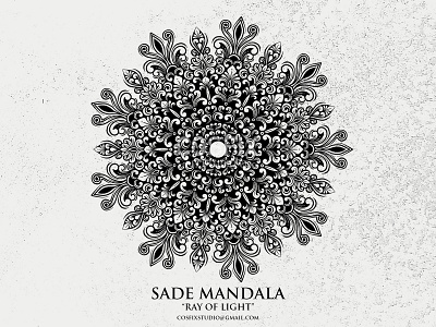 Sade Mandala design graphicdesign illustration mandala mandala art mandala design mandalaart mandalas