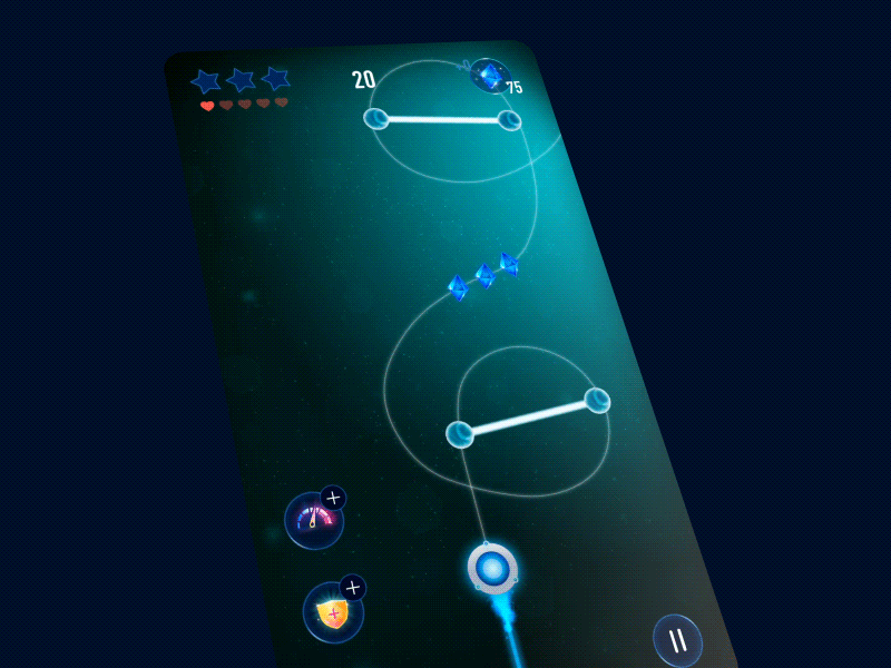 Rocket Gameplay android animation arcade game gameplay interface ios mobile motion ui unity ux