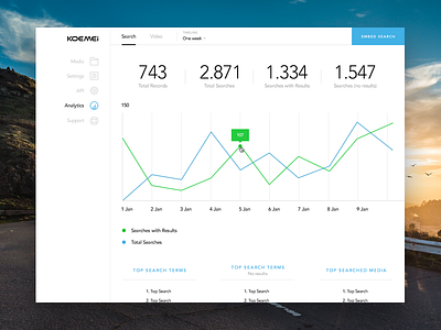 Koemei Analytics Web App