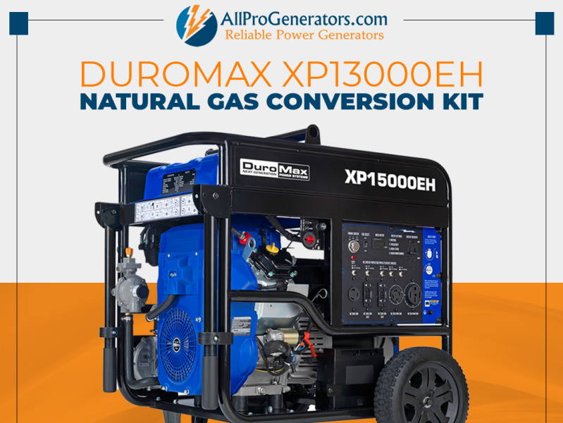 Duromax Xp13000eh Natural Gas Conversion Kit by Allprogenerators on