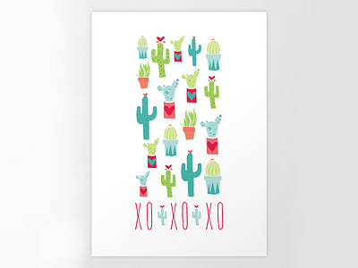 Happy Valentine's Day Cacti