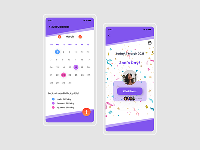 Birthdays reminder app