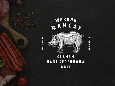 Warung Mancay Flyer animation branding design graphic design icon illustration illustrator logo typography vector