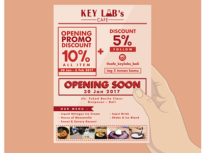 Key Lab's Opening E-Flyer Design