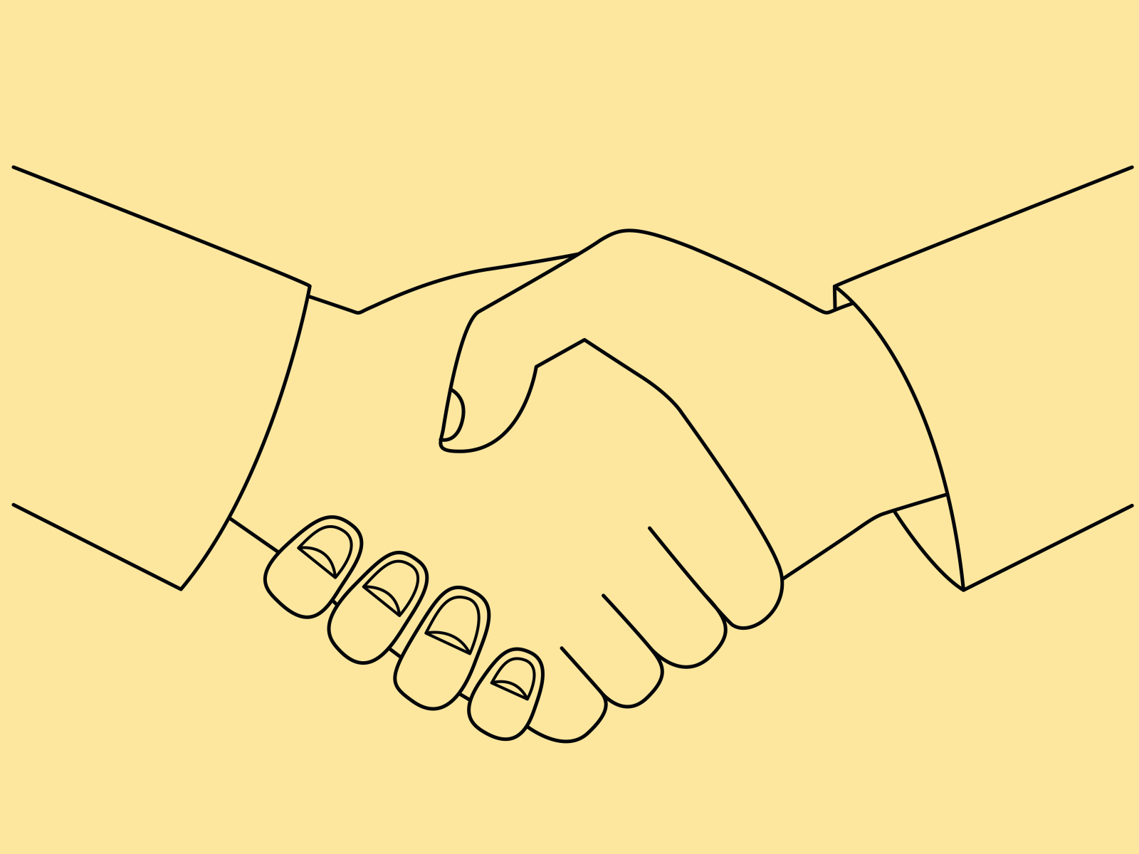 Dribbble - Handshake Illustration.jpg By Mir Naimur Rahman Joy