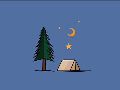 Night Camp illustration
