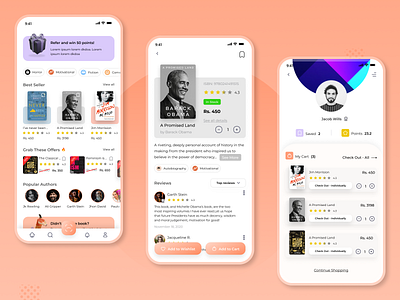 Bookstore app - Mobile UI/UX