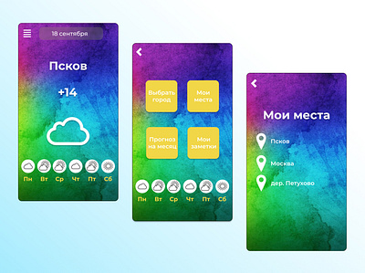 weather app design minimal product design weather app дизайн продукта мобильное приложение