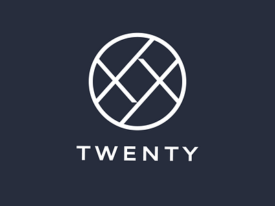 20 logo 01 20 agency logo logodesign logos logotype travel twenty xx