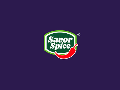 Savor Spice chilli logo logo design logodesign logotype spices spicy tashkent uzbekistan