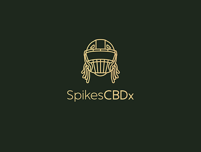 Spikes CBDx canabis cbd cbd logo cbdx dreadlocks logo design logos logotype product spikes