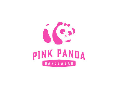 Pink Panda Branding branding clothing logo panda pink