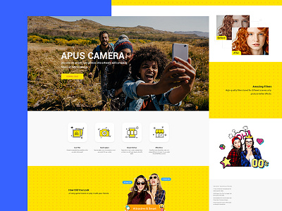 Apus Camera Webpage web yellow