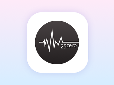 25 Zero App Icon app icon art direction creative direction design