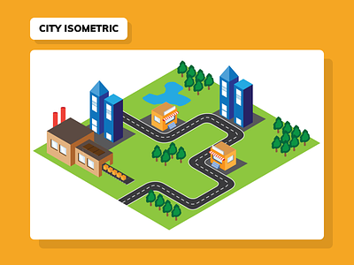 City Isometric View - Debut isometric