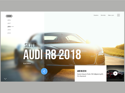 AUDI UI DESIGN