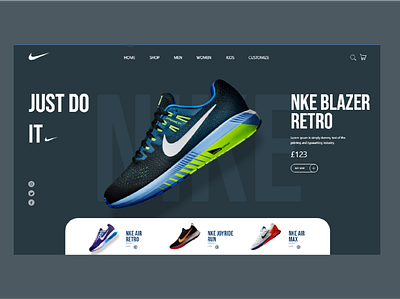 Nike just do it design 2021 adobe xd art blazer design logo nike nike air nike design nike running nike shoes shoes shop ui ui design ux ux design