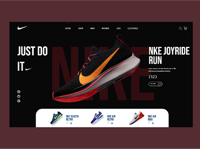 Nike just do it design 2021 adobe xd art design joyride logo nike nike design nike running nike shoes nike ui shoes shop ui ui design ux ux design