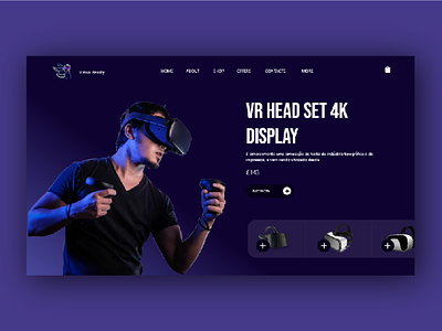 VR Web UI design