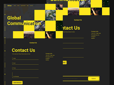 Global Communication 2021 adobe xd art dark website design design figma figma website graphic design illustration ui ui design ux ux design webdesign webpage webpage ui website webui