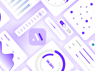 Analysis Setting based UI KIT 2021 adobe xd app appdesign art attachfiles branding design designtemplate figma figmakit figmatemplate logo project template ui ui design uikit ux webdesign