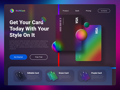 Bank Card UI Design