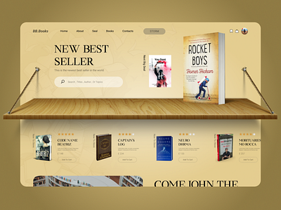 Book Store UI Design ecommerce