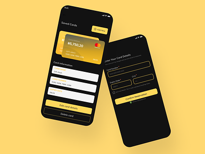 Payment Screen (Dark mode) app design mobile ui payment payment app reservation restaurant uidesign uiux