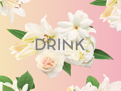 Floral Cup Wrap Design No. 1 cup drink flowers