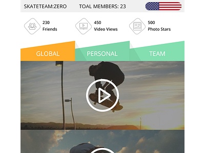 Skateboarding mobile app skate app