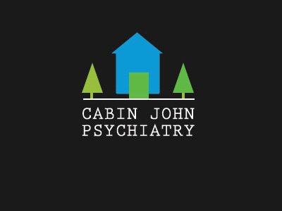 psychiatry logo cabin home logo illustration realestate tree