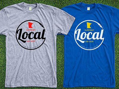 Support Local Hip-Hop T-Shirt hip hop logo shirt t shirt tee tshirt