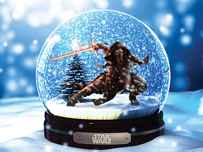 Star Wars - Kylo Ren Snow Globe