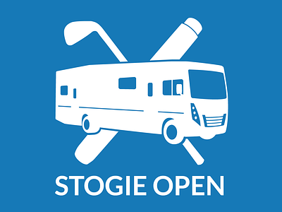 Stogie Open RV Logo golf illustraion illustrator logo vector