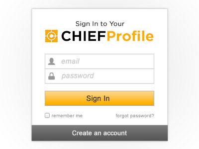 Chief Profile account log in login sign in signin
