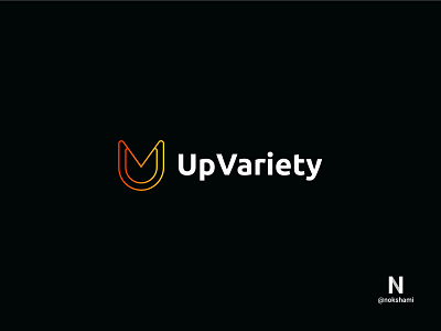 UpVariety (U+V) branding design logo2021 logodesign logofolio logoideas logoinspiration logotype modern logo monogram letter mark monogram logo nokshami whorahat
