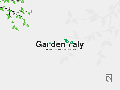 GardenValy branding design design illustration logo logo2021 logodesign logofolio logoideas nokshami whorahat